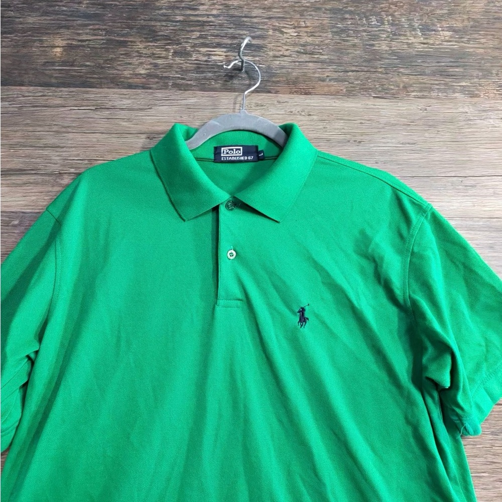 Polo By Ralph Lauren Classic Green Polo Shirt - image 7